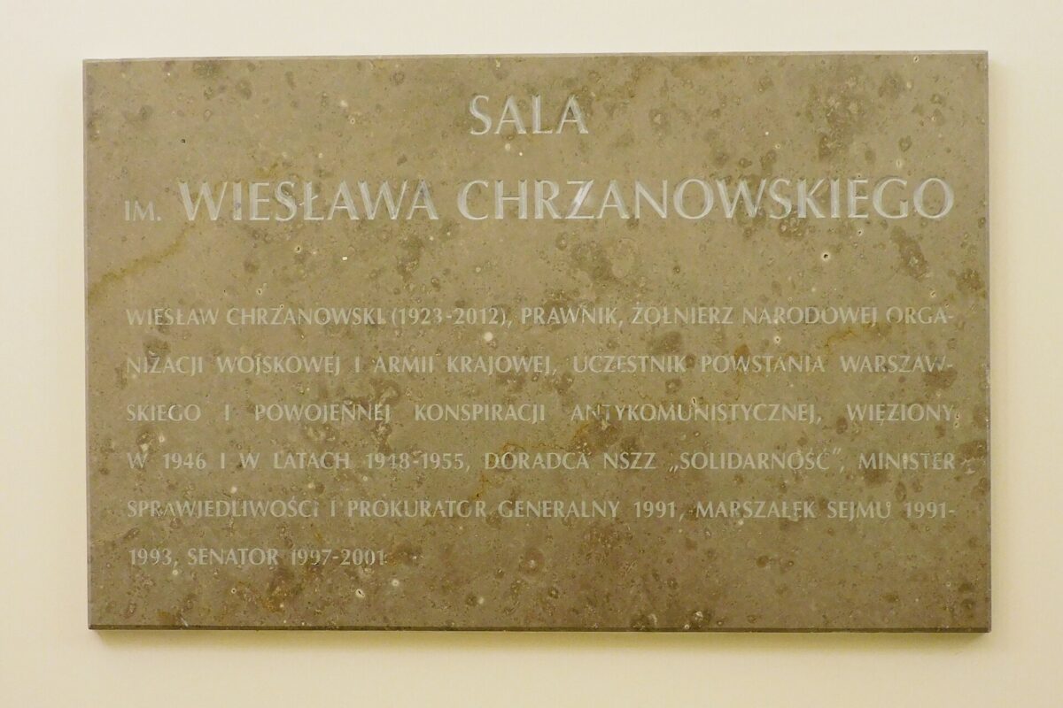 Sala posiedzeń komisji w budynku Sejmu w Warszawie